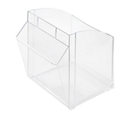 Bac de rechange refermable pour le bloc tiroirs MultiStore, en polystyrène, pour le module de 2 bacs par rangée, 14 litres, L 268 x P 220 x H 243 mm, transparent