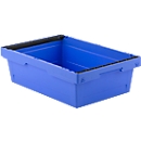 Bac emboîtable et gerbable KMB B617 KONISCHE, avec arceau, 27 L