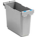 Bac encastrable 6 L, pour seau à roulettes 1 bac Poly II, marquage, bleu