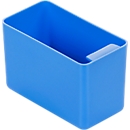 Bac encastrable, polystyrène, L 90 x l. 48 x H 60 mm, bleu