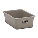 Bac rectangulaire standard, PRV, 100 L, gris