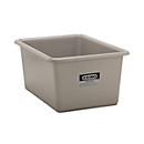 Bac rectangulaire standard, PRV, 550 L, gris