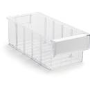 Bac tiroir  3015 TRESTON - polystyrène - L 300 x l. 132 x H 100 mm - 2,5 L - transparent