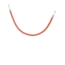 Badjas voor slagboompaal met H 850 mm, L 1,50 m, rood 