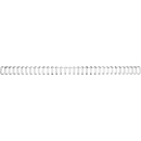 Baguettes à relier en métal WireBind GBC, A4, 34 anneaux, 5 mm pour max. 35 pages, 100 p., noir
