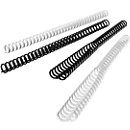 Baguettes à relier GBC® Click ibico, transparent, 8 mm, 50 p.