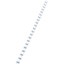 Baguettes à relier GBC®, plastique, Ø 10 mm, 100 p., blanc