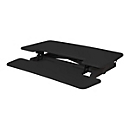 Bakker Elkhuizen Adjustable Sit-Stand Desk Riser 2 - Aufstellung - für LCD-Display / Tastatur / Maus - Schwarz