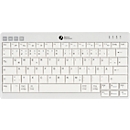 BakkerElkhuizen Tastatur UltraBoard 950 V2 Wireless, Bluetooth, 3 m Reichweite, HotKeys, USB-C, QWERTZ, hellgrau