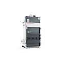 Bale press HSM V-Press 610, 3 vertical strappings for bales up to 100 kg, pressing force 120 kN, TorsionControlSystem, swing door