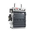 Bale press HSM V-Press 820 plus, 4 vertical straps for bales up to 250 kg, pressing force 178 kN, filling flap