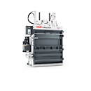 Balenpers HSM V-Press 818 plus, 4 verticale omsnoeringen voor balen tot 200 kg, perskracht 185 kN, TorsionControlSystem, vulklep