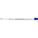 Balpenvulling Schneider ECO 725, lijnbreedte M, behuizing 95 % gerecycled kunststof, blauw, 10 stuks