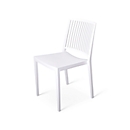 Baltimore stapelbare stoel, stapelbaar tot 4 stuks, UV- en waterbestendig, zithoogte 460 mm, L 560 x B 460 x H 820 mm, polypropyleen, wit, 4 stuks