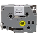 Bande d'écriture compatible avec la bande de marquage Brother TZe-251, autocollante, blanc/noir, plastique, L 7 m x l 24 mm