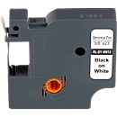 Bande de marquage compatible avec Dymo® Bande de marquage D1/40913, autocollante, blanc/noir, plastique, L 7 m x l 9 mm