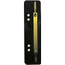 Bandes agrafeuses Exacompta 425001B, perforation 60 & 80 mm, L 150 x l 35 mm, plastique & métal, noir, 100 pcs.