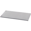 Bandes d'intercalaires en plastique, polypropylène, coloris uni, 100 p., gris