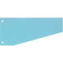 Bandes d'intercalaires trapézoïdales SCHÄFER SHOP, carton, 100 p., bleu