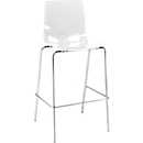 Bar stool "Fondo", white