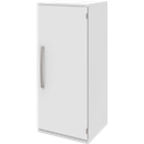 BARI filing cabinet BARI, 3 AA, 2 shelves, door hinge on the right, W 427 x D 430 x H 1117 mm, white