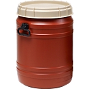 Baril à ouverture extra large, brun/beige, 64 L