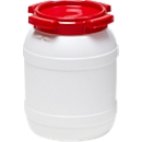 Baril à ouverture large, PEHD,  6,4 L