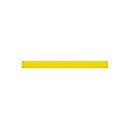 Barre transversale, L 1200 mm, revêtement, jaune