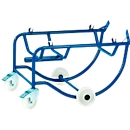 Barrel turner for 200 l barrel, with 4 wheels