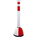 Barrier post, mobile with concrete base