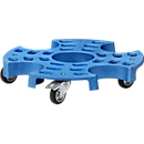 Base rodante para neumáticos Tyre Trolley, para neumáticos grandes, de polipropileno, ø 700 mm, hasta 180 kg