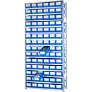 Basic shelving R 3000, 84 bays, RK 421, D 400 mm