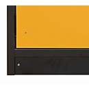 Basisafdekking voor asecos veiligheidskasten van de series Q30 en S90, FP paneel, antracietgrijs, B 486 x D 536 x H 88 mm