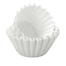 Basket filter bags, for coffee machines with 90 basket filter mirror, 90 x 250 mm, tear-resistant, paper, white, 250 pieces