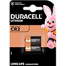Batterie Duracell Lithium CR2, 2 Stück, Duralock Power Preserve Technologie