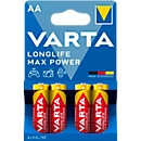 Batterijen AA/LR6/Mignon VARTA Longlife Max Power, 1,5 V, 4 stuks