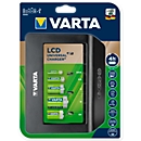 Batterijlader Varta LCD Universele Lader, voor 4 x Mignon AA/Micro AAA/C/D of 1 x 9 V batterij, 1 x USB, LCD-display