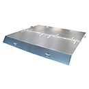 Bauer 4-delig deksel, voor EXPO chipscontainer, robuust ontwerp, op maat gemaakt, voor EXPO 2100/EXPO-E 2100/SK 2100