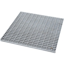 Bauer Caillebotis pour bacs de rétention en inox type VAW-1, jusqu'à 1000 kg/m², L 785 × P 785 × H 30 mm, inox 1.4571