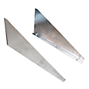 Bauer Zentrierwände für MSB 150 Mini-Klappbodenbehälter, einfache Montage, stabilisierend, verzinkt