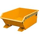 Benne basculante Mini type MGU 270 Bauer, hauteur de déversement 350 mm, contenance 270 L, orange