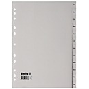 Biella répertoire en PP gris A4, Déc. - Janv, Français