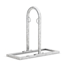 Bike rack WSM, one-sided, for wheel widths up to 55 mm, W 850 x D 350 x H 850 mm, galvanized steel, 1 space