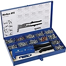 Blindklinknagel assortiment klinknagel doos 942st.NTX en blindklinknagels