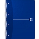 Bloc collège Office Oxford, format A4+, 70 feuilles quadrillées, lot de 5, bleu