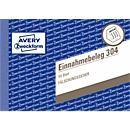 Bloc d'entrées de recettes n°304 AVERY® Zweckform vert, microperforé