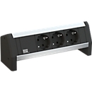 Bloc multiprise DESK 1 pour poser sur le bureau, avec 3 prises
