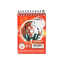 Bloc-notes à spirale LANDRÉ, quadrillé, A7, 70 g/m², sans bois, blanc, 40 feuilles