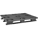 Blokpallet met sledes, 1000 x 1200 mm, 5 stuks