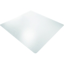 Bodenschutzmatte ECOGRIP HEAVY, für Teppichböden, Ankernoppen, temperaturbeständig, transparent, L 1200 x B 1100 mm